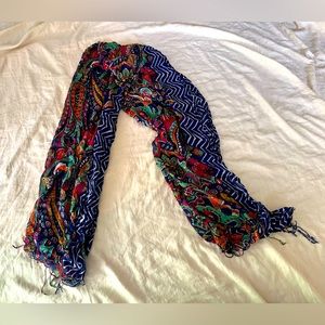 Peacock Pattern Scarf